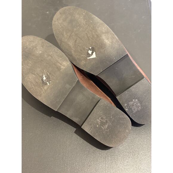 MATISSE Tasha Leather Penny Loafer Slip On Mule in Bourbon 8.5 - Picture 7 of 8